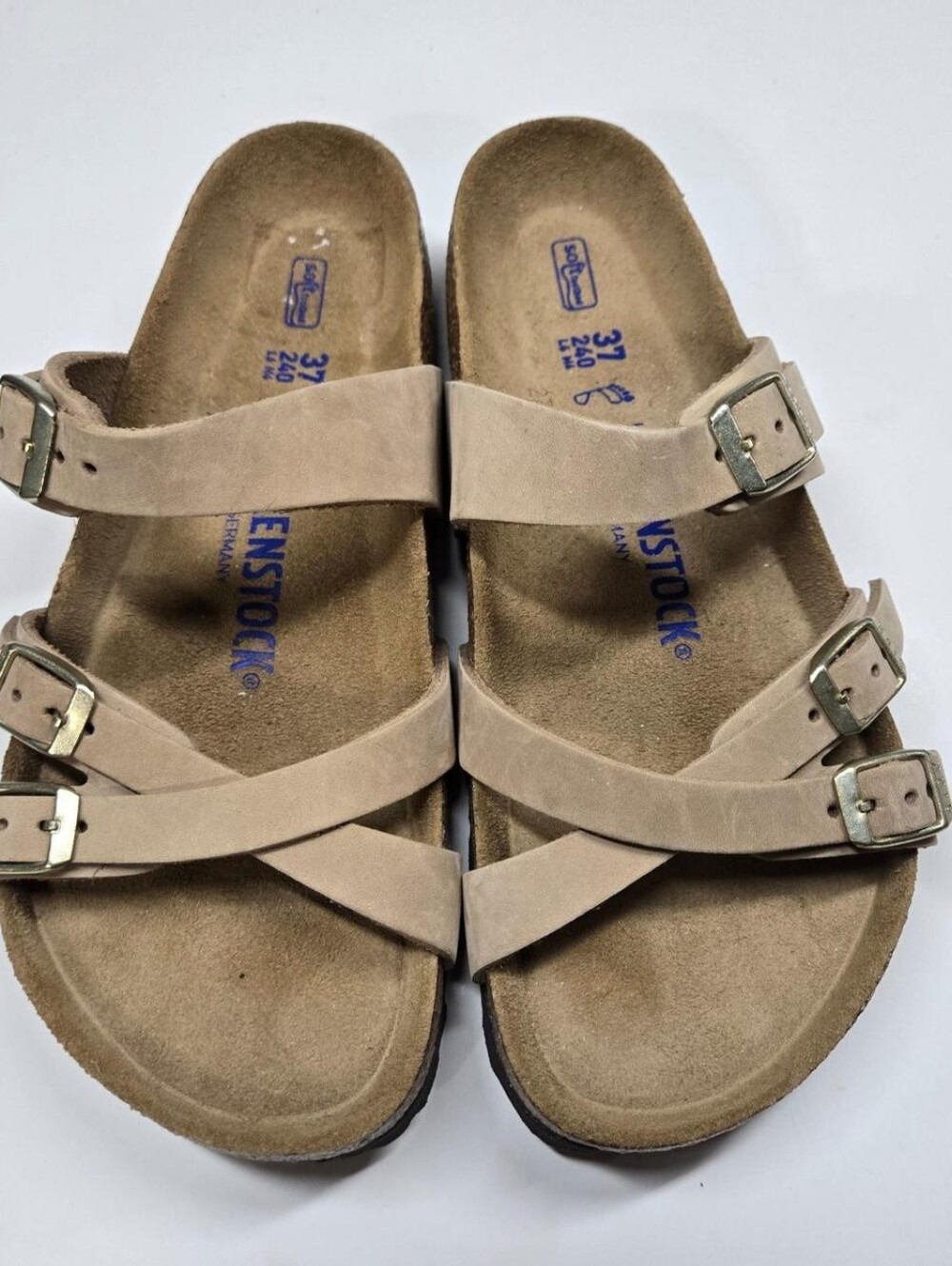 Birkenstock Franca Tobacco Leather Sandals